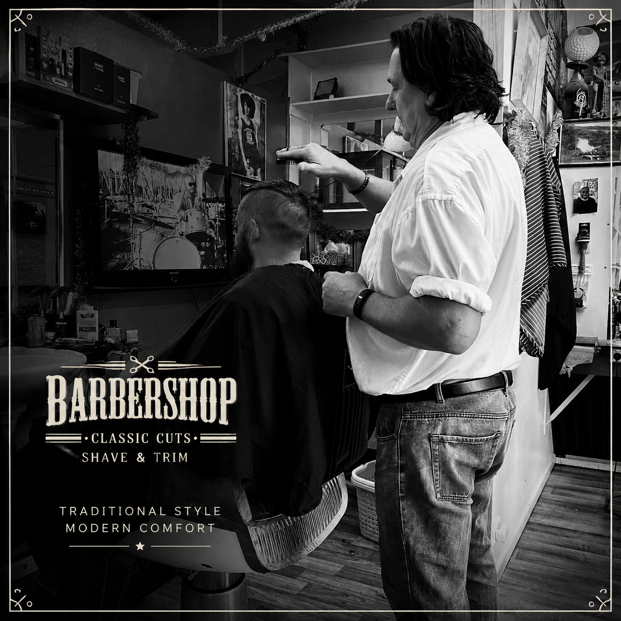 NORTH CAIRNS BARBER SHOP style image 1