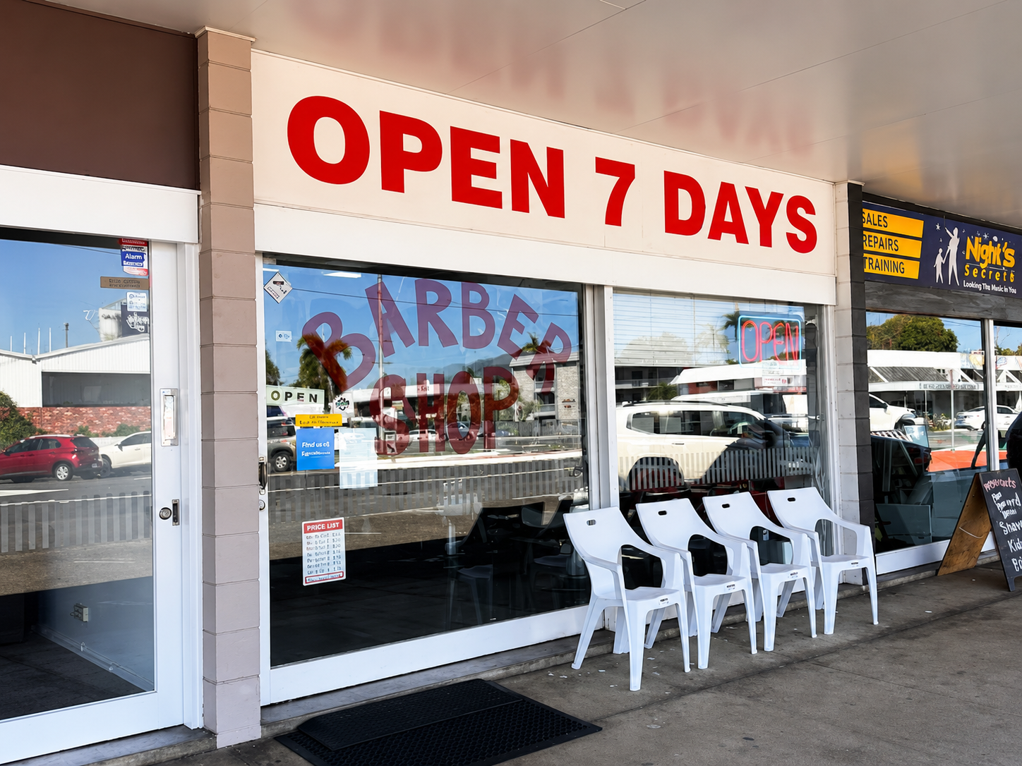 NORTH CAIRNS BARBER SHOP interior